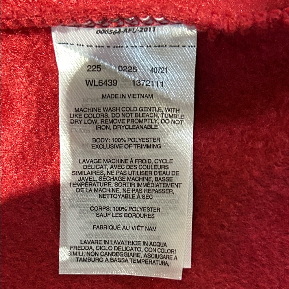 Columbia Red Full-Zip Fleece Jacket - Picture 2 of 5
